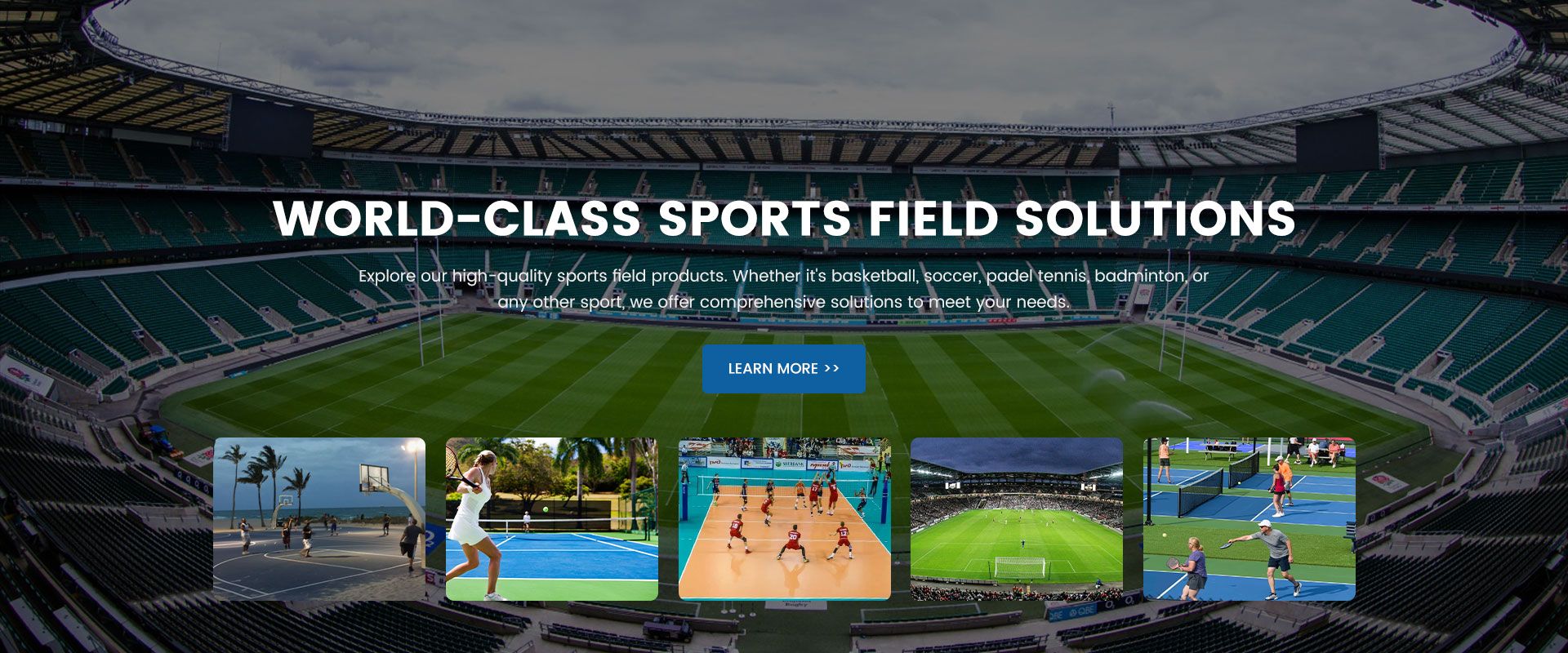 WORLD-CLASS SPORTS FIELD SOLUTIONS