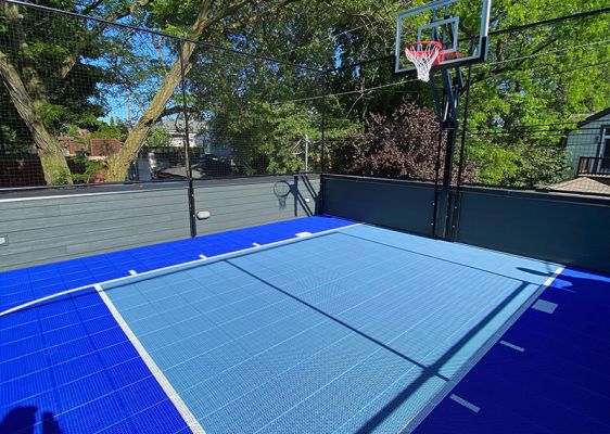 Home Backyard Basketball Court